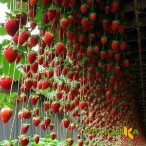 Клубника ампельная Анастасия купить по цене от 370р. в интернет-магазине «Посадика» с доставкой почтой в в Лебедянье и по всей России – [изображение №1].