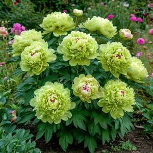 Пион Зеленые Бобы купить по цене от 610р. в интернет-магазине «Посадика» с доставкой почтой в в Лебедянье и по всей России – [изображение №1].